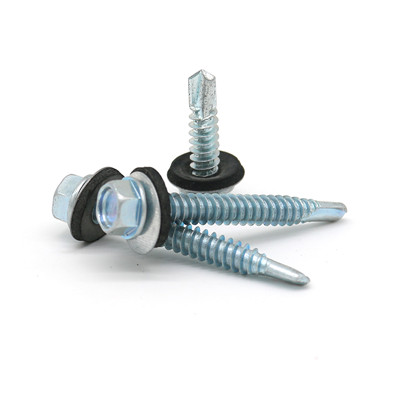 六角蓝白锌钻尾